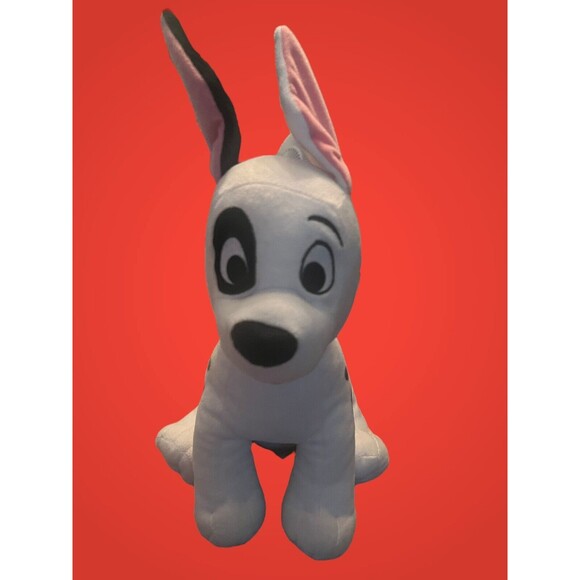 Disney Store PATCH 101 Dalmations Puppy Dog 12" Plush Stuffed Animal EUC Stuffie - Picture 4 of 7